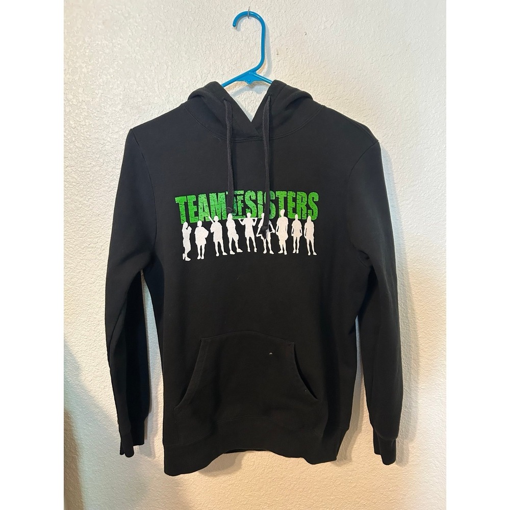 Team of Sisters Girls Softball Hoodie Black Size M
